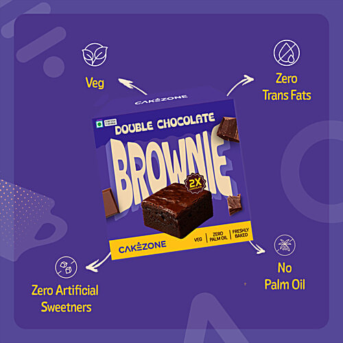 CakeZone Double Chocolate Brownie, 85 g