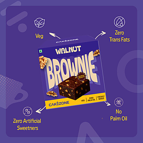 CakeZone Walnut Brownie, 80 g