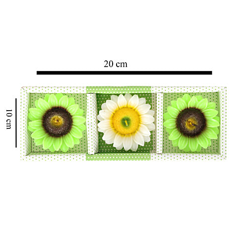SBE Floating Candles - Flower Design, 3 pcs