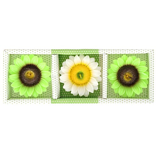 SBE Floating Candles - Flower Design, 3 pcs