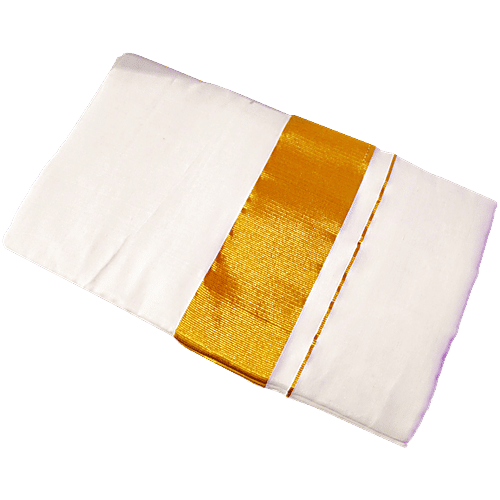 House of Festivals Kerala Cotton Saree - 6.25 m, 1 pc  