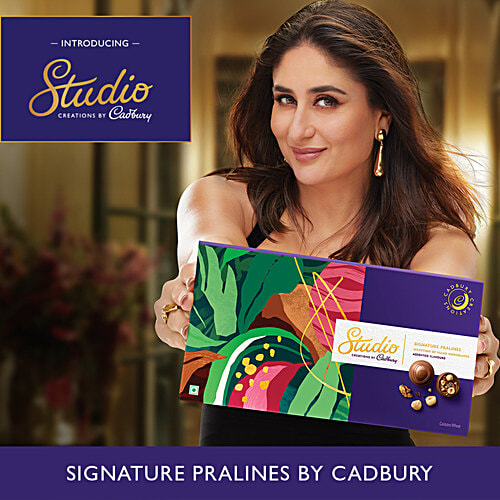 Cadbury Studio Brownie Aux Noix Signature Pralines Chocolate, 130 g (10 x 13 g) Perfect Gift for Special Occasions, Premium Collection of Cadbury Chocolates
