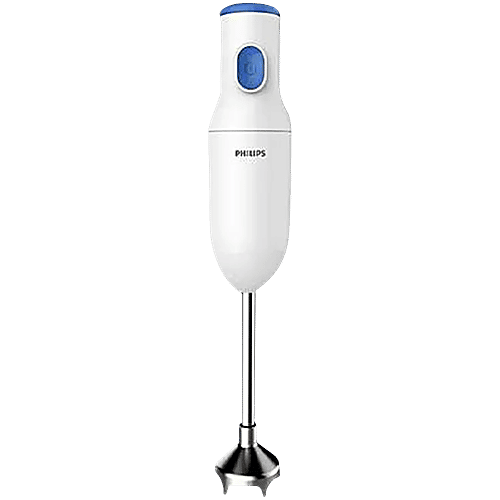 Philips India Daily Collection 250 Watt Hand Blender with 2 Attachments (Safety Carry Lock, Blue & White), 1 Unit  