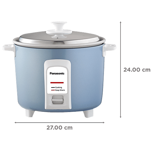 Panasonic India Warmer Series 1.8 Litre Electric Rice Cooker with Keep Warm Function (Blue), 1 Unit  