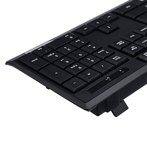 Croma Croma 2.4 GHz Wireless Keyboard & Mouse Combo (1000 DPI, Plug & Play, Black), 1 Unit