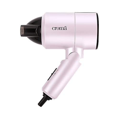 Croma Hair Dryer with 3 Heat Settings & Cool Shot (Overheat Protection, Pink), 1 Unit  