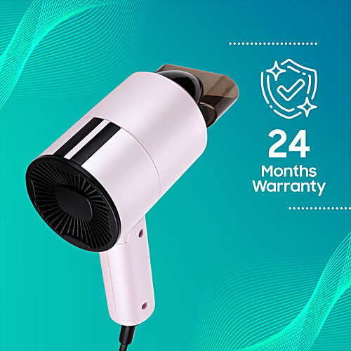 Croma Hair Dryer with 3 Heat Settings & Cool Shot (Overheat Protection, Pink), 1 Unit  