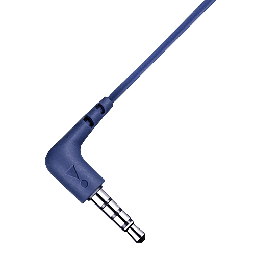 JBL JBL T50HIBLUIN Wired Earphone with Mic (In Ear, Blue), 1 Unit  