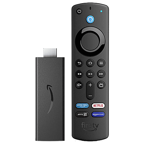 Amazon Fire TV Stick 3rd Gen with Alexa Voice Remote (HD Streaming, B08R6QR863, Black), 1 Unit  