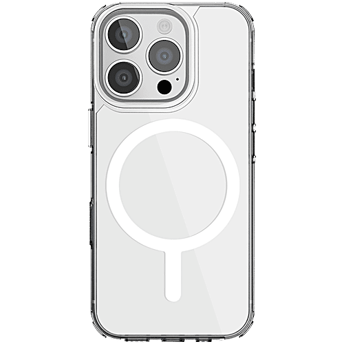 Gripp Duce Tempered Glass & Polycarbonate, Silicone Back Cover Combo for Apple iPhone 16 Pro (MagSafe Charging Support, Transparent), 1 Unit  