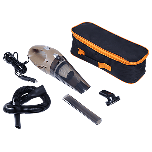 Croma Croma 106W Car Vacuum Cleaner with Bagless Dust Tank (Strong Suction, Brown), 1 Unit  