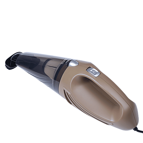 Croma Croma 106W Car Vacuum Cleaner with Bagless Dust Tank (Strong Suction, Brown), 1 Unit  