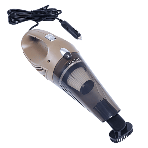 Croma Croma 106W Car Vacuum Cleaner with Bagless Dust Tank (Strong Suction, Brown), 1 Unit  