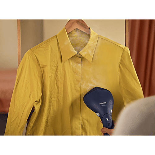Philips India 1500 Watts 100ml Garment Steamer (2 Modes, OptimalTemp Technology, STH7020/20, Deep Azur), 1 Unit  