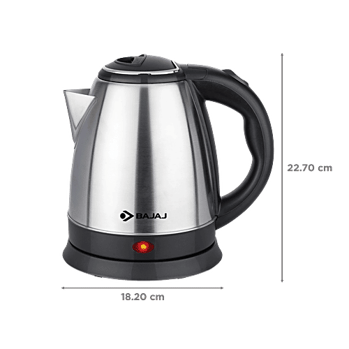 Bajaj BAJAJ KTX DLX 1500 Watt 1.5 Litre Electric Kettle with Auto Shut Off (Black), 1 Unit  