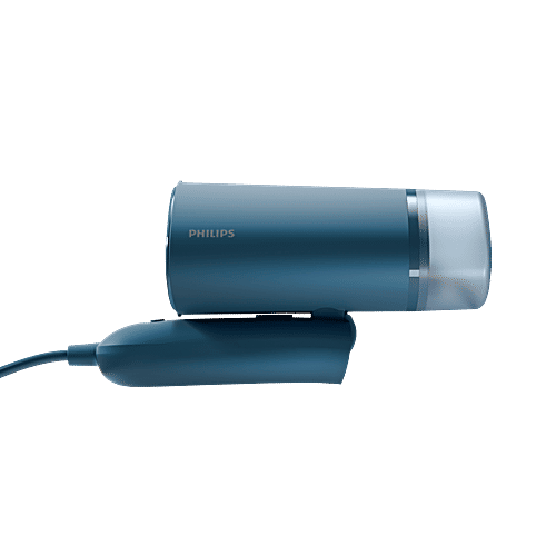 Philips India 3000 Series 1000 Watts 100ml Handheld Garment Steamer (Foldable, STH3000/20, Reno Blue), 1 Unit  