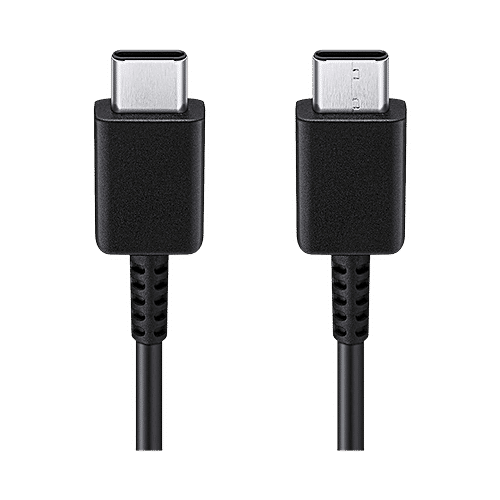 Samsung SAMSUNG Type C to Type C 3.2 Feet (1M) Cable (High Speed Data Transfer, Black), 1 Unit