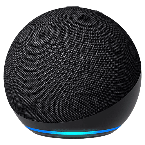 Amazon Echo Dot (5th Gen) with Built-in Alexa Smart Wi-Fi Speaker (Ambient Temperature Sensor, Black), 1 Unit  