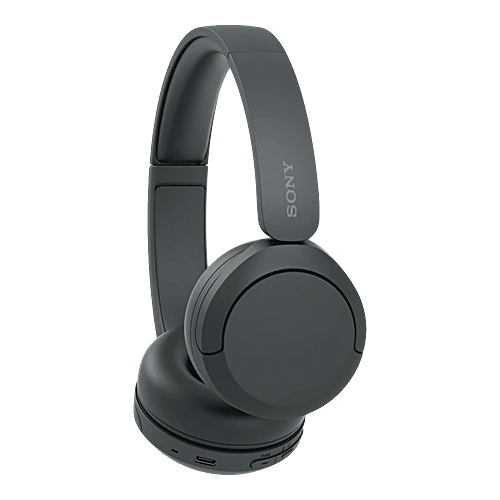 Sony WH-CH520 Bluetooth Headphone with Mic (30mm Driver, On Ear, Black), 1 Unit  