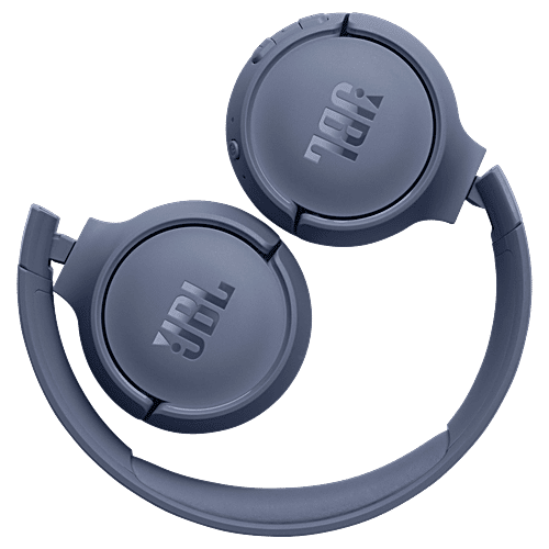 JBL JBL Tune JBLT520BTBLU Bluetooth Headphone with Mic (Pure Bass Sound, On Ear, Blue), 1 Unit  