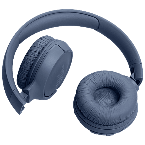 JBL JBL Tune JBLT520BTBLU Bluetooth Headphone with Mic (Pure Bass Sound, On Ear, Blue), 1 Unit  