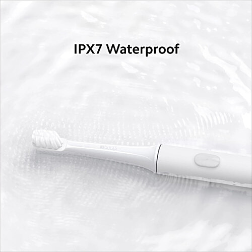 Mi T100 Electric Toothbrush for Adults (Dual Pro Brush Modes, White), 1 N