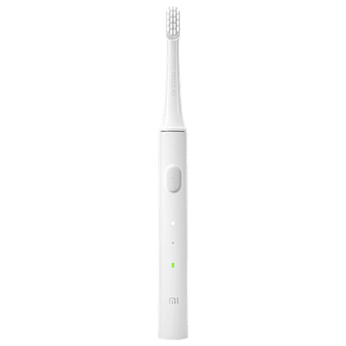 Mi T100 Electric Toothbrush for Adults (Dual Pro Brush Modes, White), 1 N