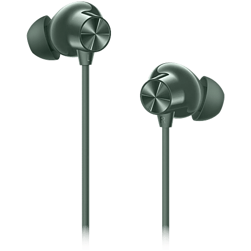 OnePlus Bullets Z2 ANC Neckband with 45dB Hybrid Noise Cancellation (IP55 Water Resistant, Upto 28 Hours Playback, Grand Green), 1 Unit