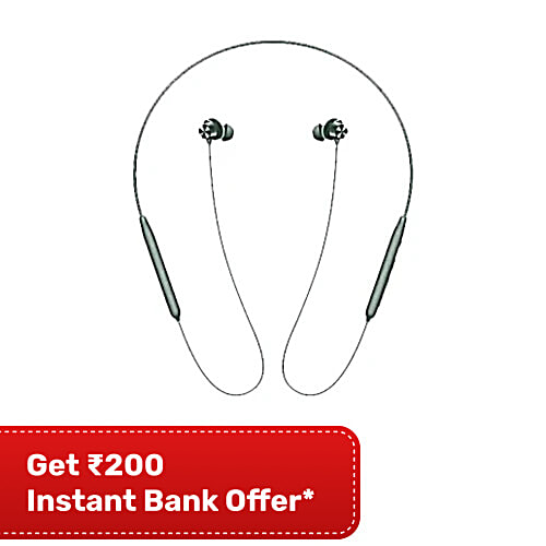 OnePlus Bullets Z2 ANC Neckband with 45dB Hybrid Noise Cancellation (IP55 Water Resistant, Upto 28 Hours Playback, Grand Green), 1 Unit