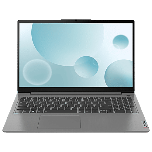 Lenovo Lenovo IdeaPad 3 15IAU7 Intel Core i3 12th Gen Laptop (8GB, 512GB SSD, Windows 11 Home, 15.6 inch Full HD, MS Office 2021, Arctic Grey, 1.63 KG), 1 Unit  