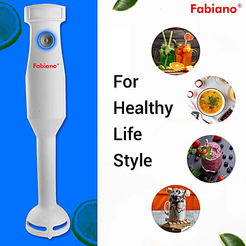 Fabiano Glam 250 Watt Hand Blender (Speed Control, White), 1 Unit