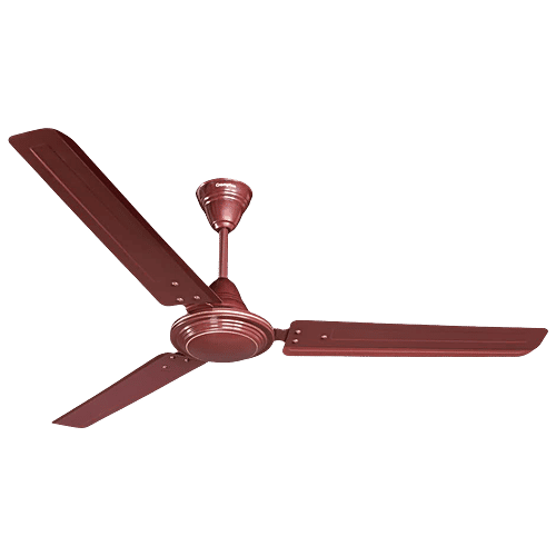 Crompton Surebreeze Hill Briz 1 Star 1200mm 3 Blade Copper Motor Ceiling Fan (Inverter Technology, Brown), 1 Unit