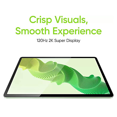 Realme Pad 2 Wi-Fi+4G Android Tablet (11.5 Inch, 6GB RAM, 128GB ROM, Imagination Green), 1 Unit  