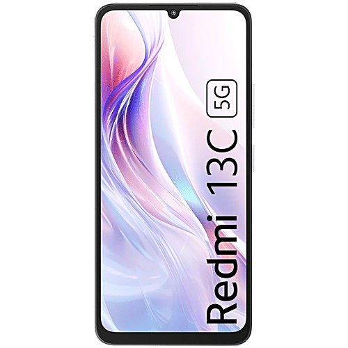 Redmi 13C 5G (6GB RAM, 128GB, Startrail Silver), 1 Unit