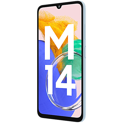 Samsung Galaxy M14 (4GB RAM, 64GB, Arctic Blue), 1 Unit