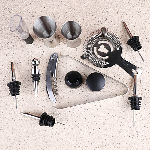 DP Bar Tool Set - Mixer, Masher, Peg Measure, Pourer, Stirrer, 18 pcs