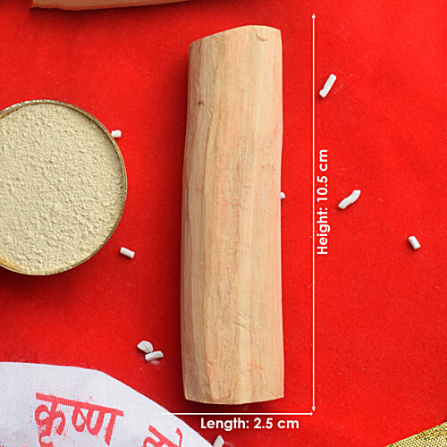 Satvik Sandalwood Stick - Natural Chandan Wood Lakdi, 15 g  