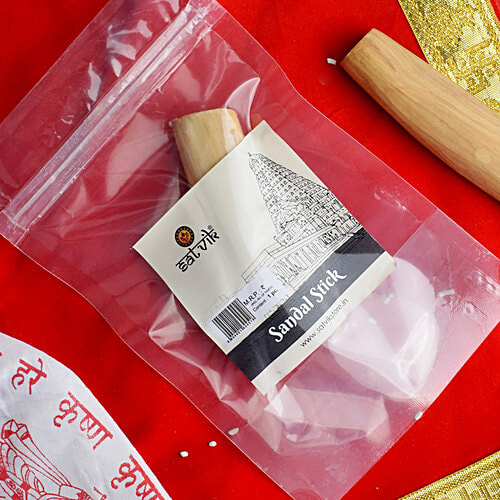 Satvik Sandalwood Stick - Natural Chandan Wood Lakdi, 15 g  