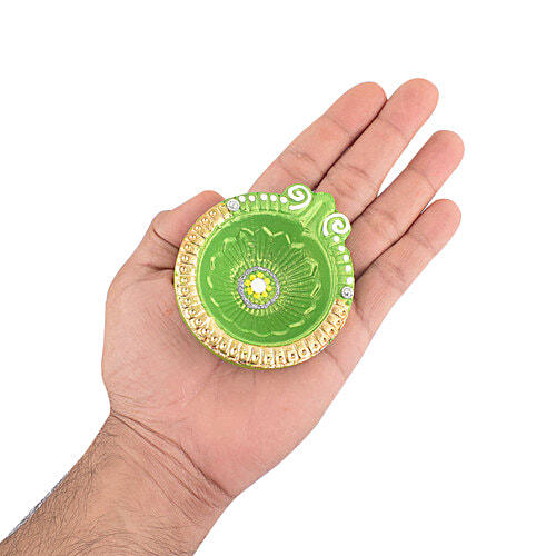 Satvik Clay Diya - Model 3, 6 pcs  