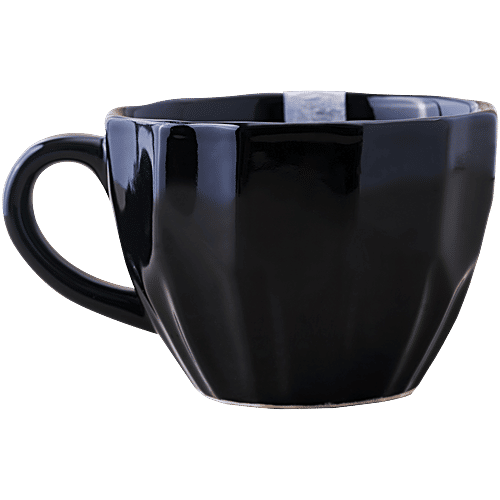 bb home Earth Diamond Black Coffee Mug, 220 ml