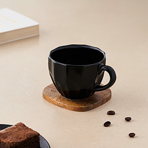 bb home Earth Diamond Black Coffee Mug, 220 ml