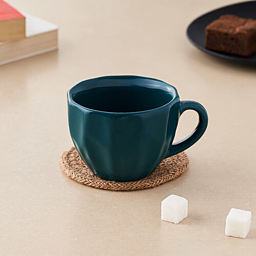 bb home Earth Diamond Teal Green Coffee Mug, 220 ml