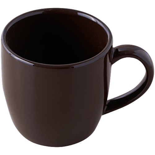 bb home Earth Porcelain Brown Teacup, 200 ml (Set of 4) 