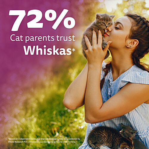 Whiskas Kitten 2-12 Months Wet Cat Food - Tuna In Jelly Flavour, 4.48 kg (56x80 g) Complete and Balanced Nutrition, Supports Healthy Growth