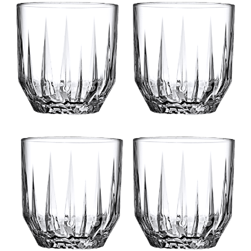 Pasabahce Merry Malt Echo Whisky Set - With Tong, 6 pcs (Ice Bucket - 815 ml + 4 x 300 ml Whisky Glass)