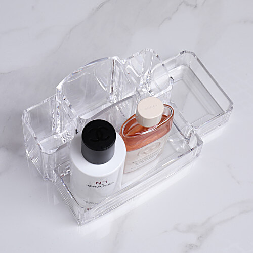 DP Cosmetic Storage Box - 21 x 11 x 10 cm, 1 pc  Acrylic Cosmetic Organizer