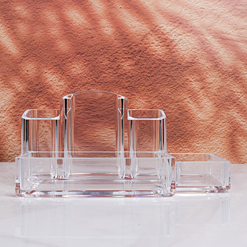 DP Cosmetic Storage Box - 21 x 11 x 10 cm, 1 pc  Acrylic Cosmetic Organizer