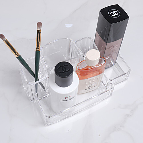 DP Cosmetic Storage Box - 21 x 11 x 10 cm, 1 pc  Acrylic Cosmetic Organizer