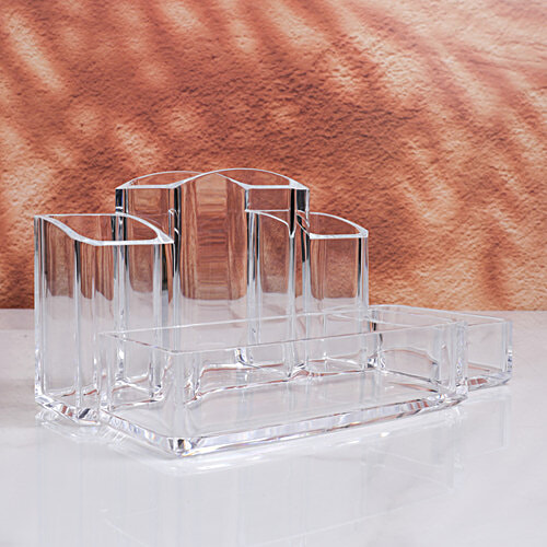 DP Cosmetic Storage Box - 21 x 11 x 10 cm, 1 pc  Acrylic Cosmetic Organizer