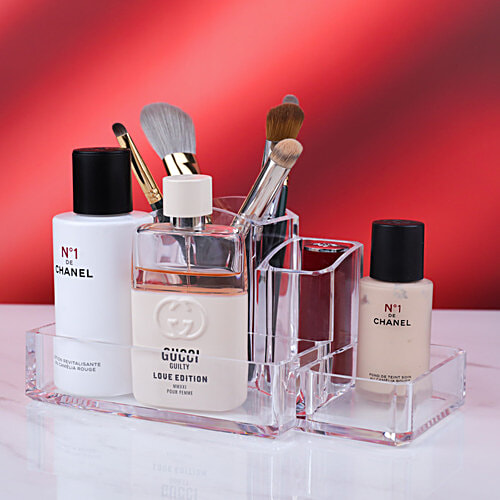DP Cosmetic Storage Box - 21 x 11 x 10 cm, 1 pc  Acrylic Cosmetic Organizer